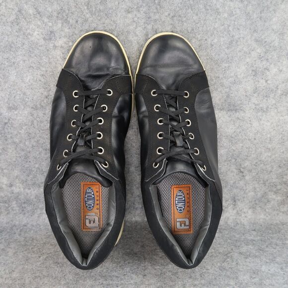 FootJoy Shoe Men 13 Golf Sneaker Athletic Classic Lace Up Black Spikeless Active - Picture 7 of 14